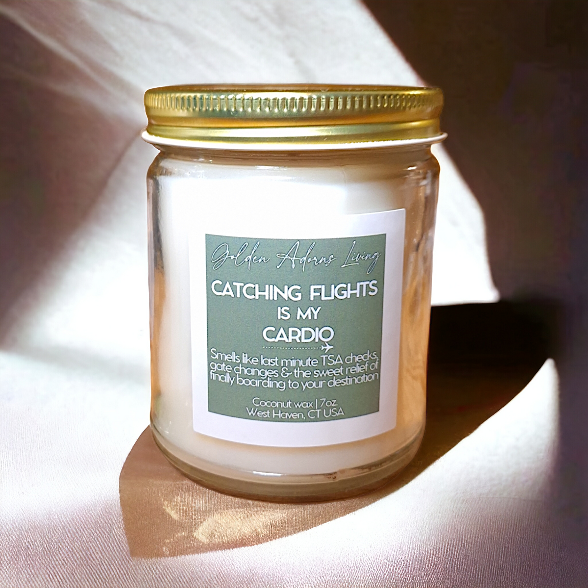 Catching Flights is my Cardio candle