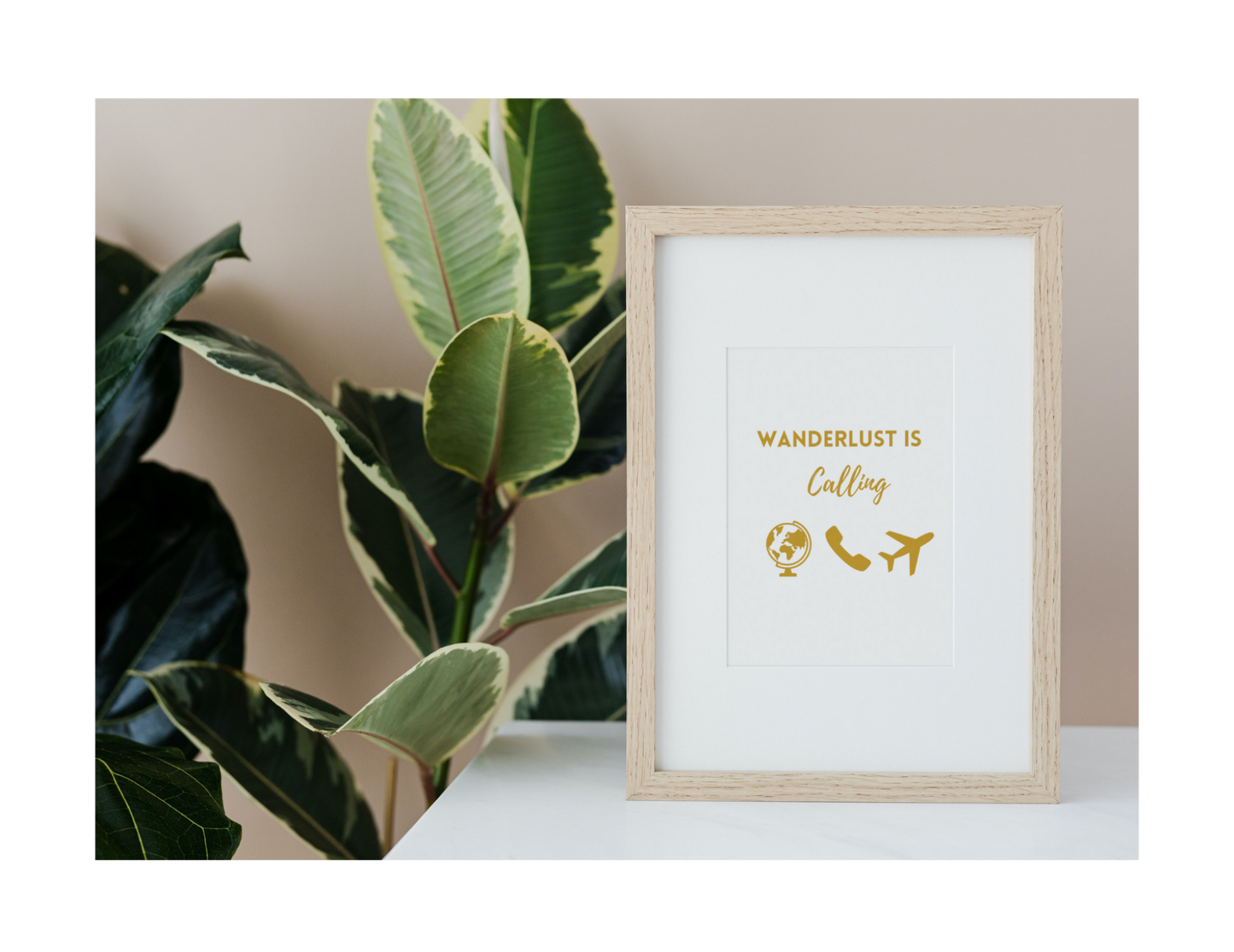 WANDERLUST- Printable Wall Art 8x10