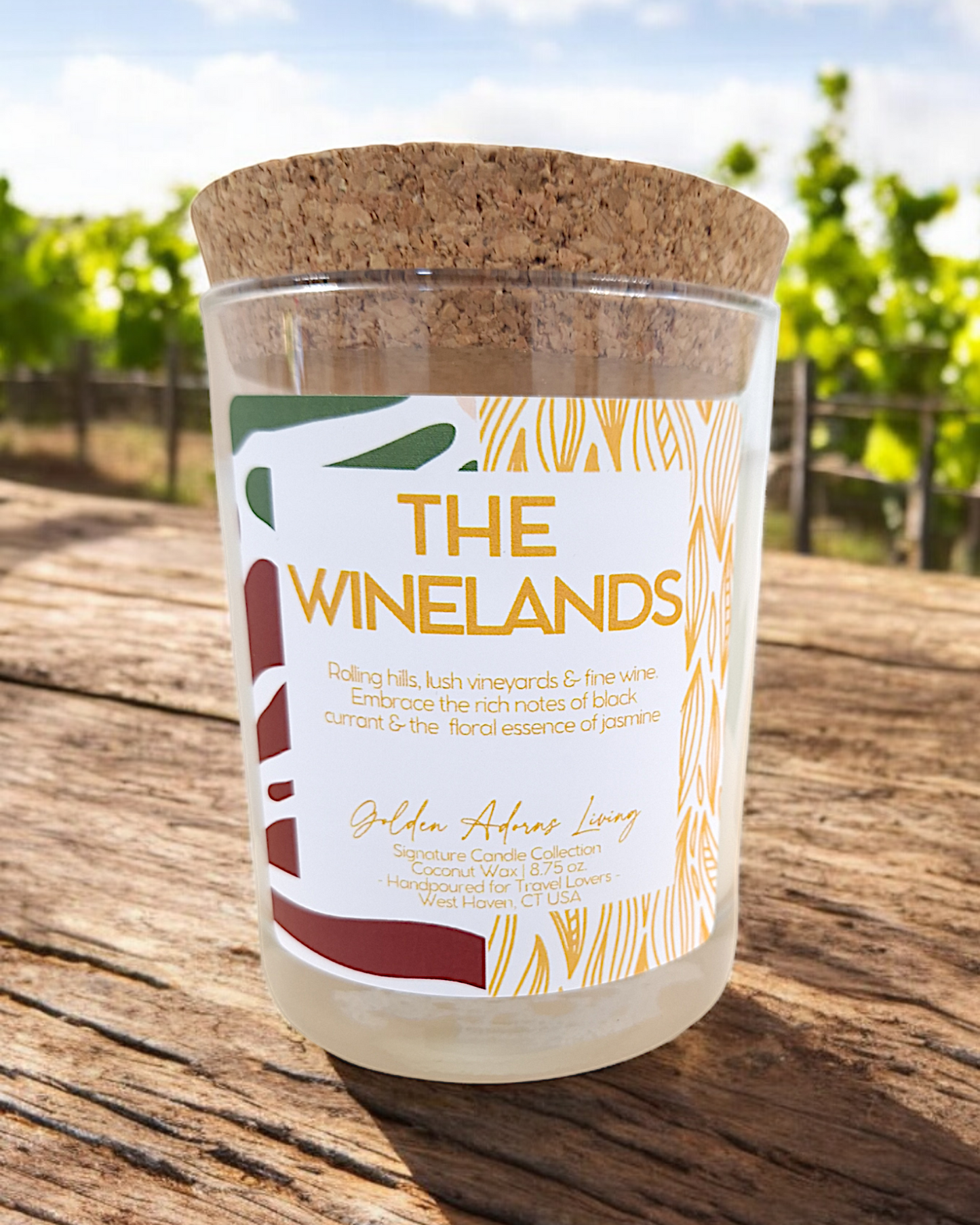 THE WINELANDS |  Double-wick Travel Candle