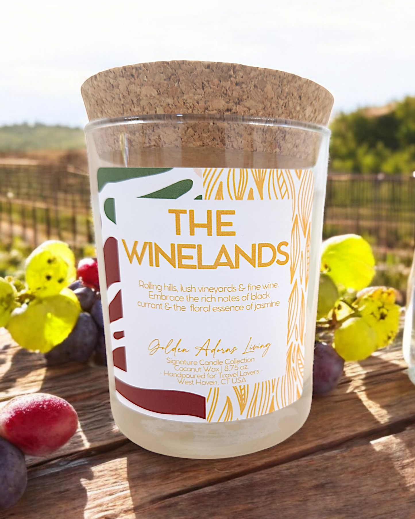 THE WINELANDS |  Double-wick Travel Candle