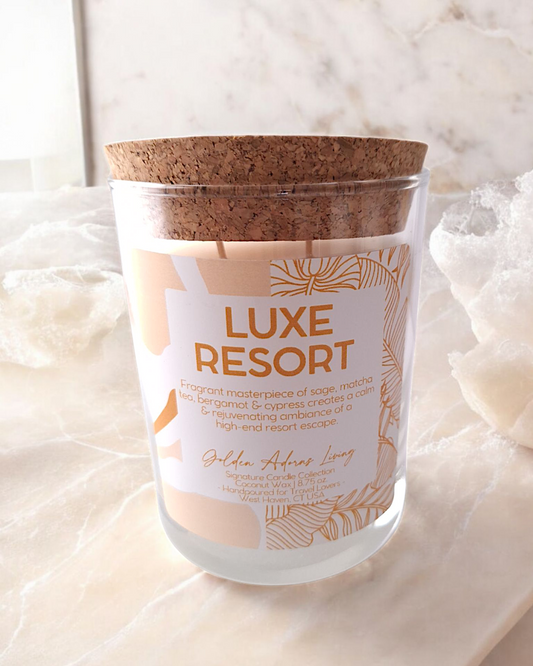 LUXE RESORT|  Double-wick Travel Candle