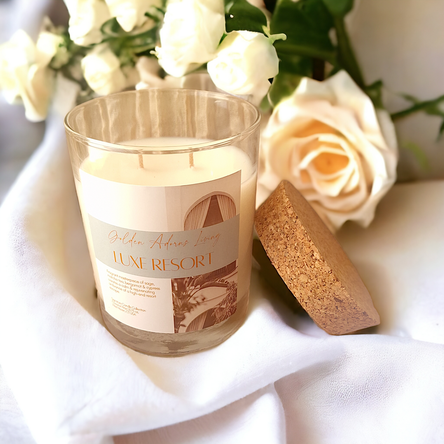 LUXE RESORT|  Double-wick Travel Candle