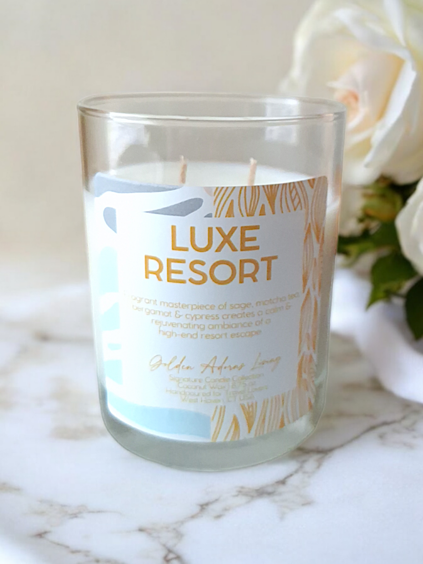 LUXE RESORT|  Double-wick Travel Candle