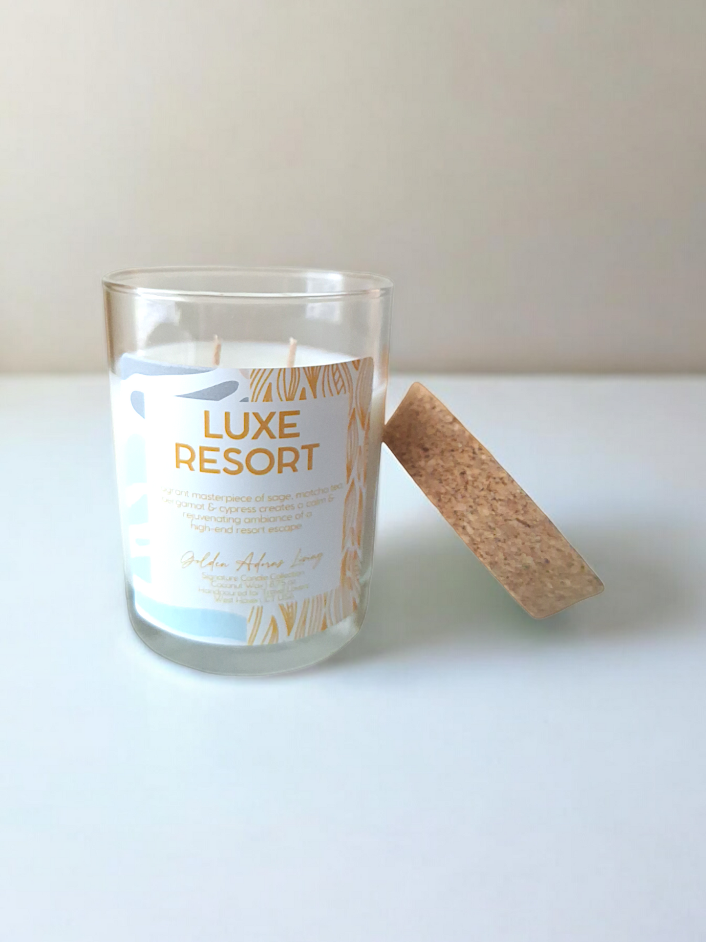 LUXE RESORT|  Double-wick Travel Candle