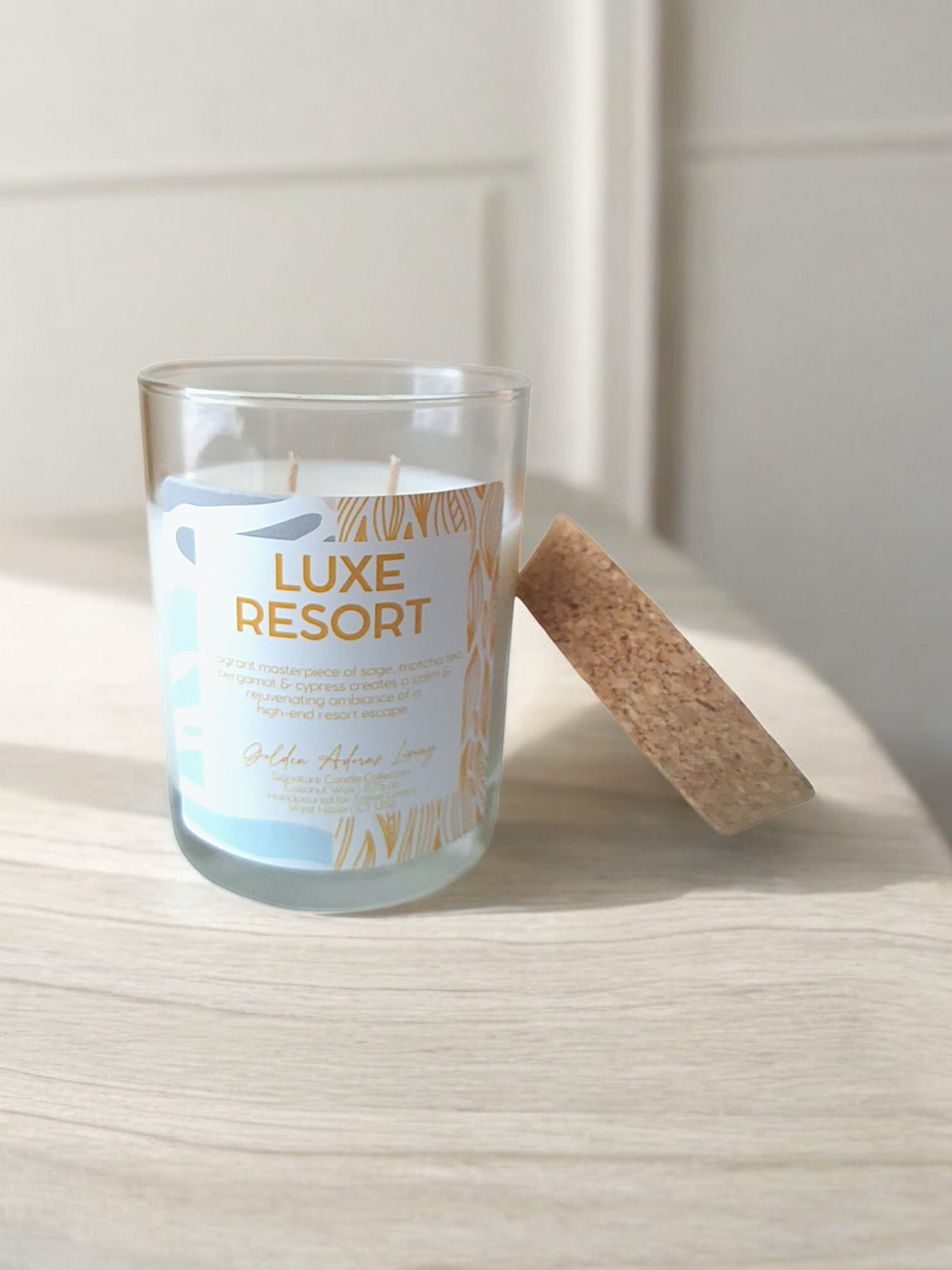 LUXE RESORT|  Double-wick Travel Candle