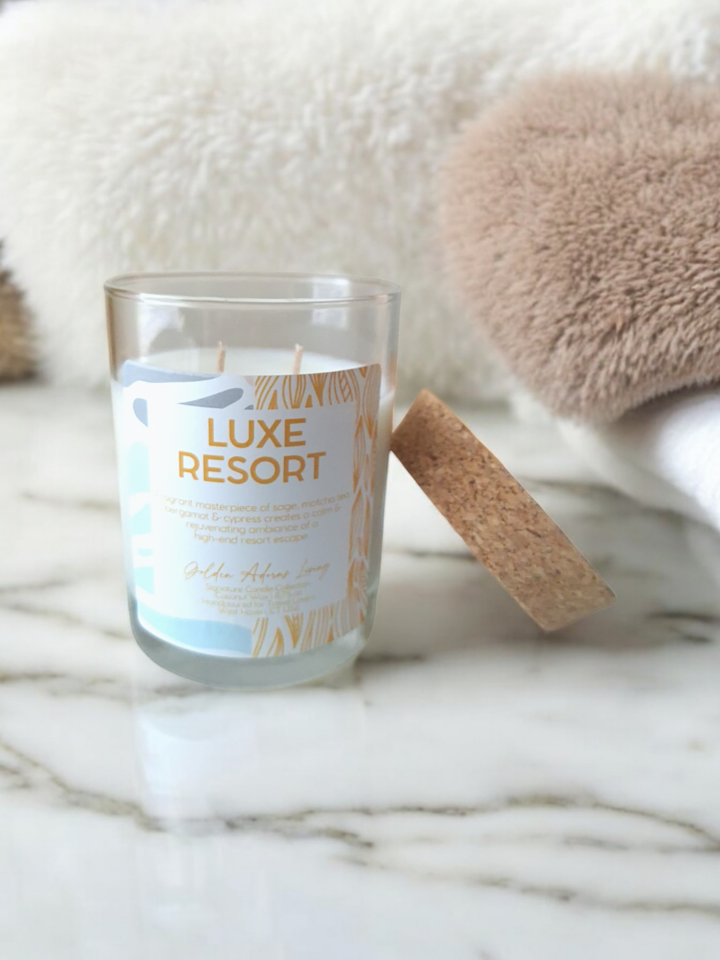 LUXE RESORT|  Double-wick Travel Candle