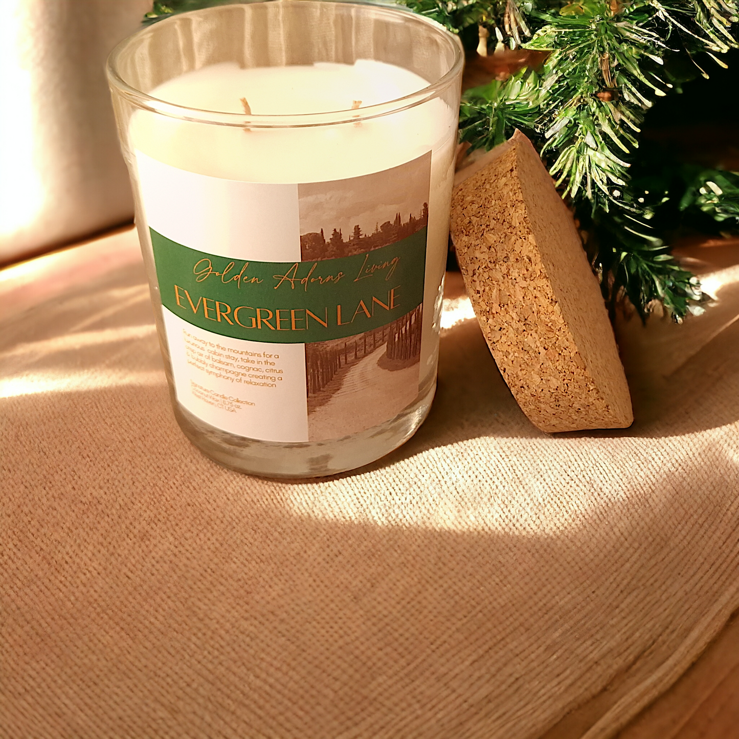 EVERGREEN LANE | Double-wick Travel Candle