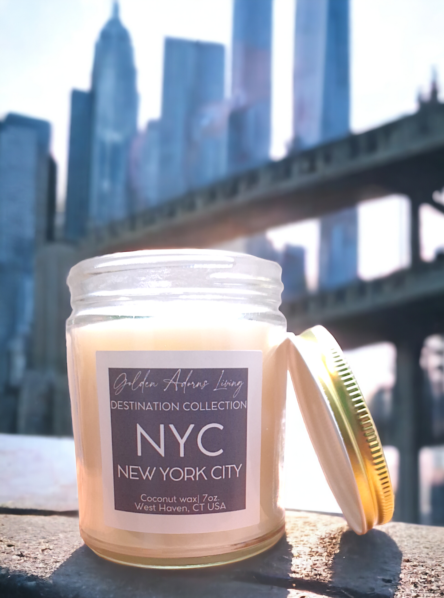 NYC candle