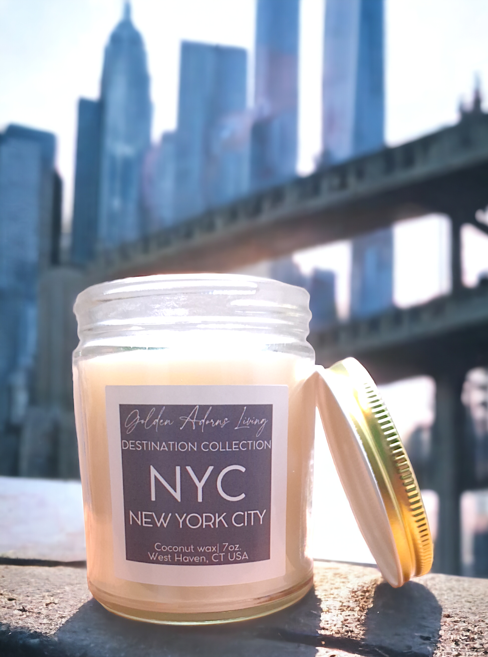 NYC candle