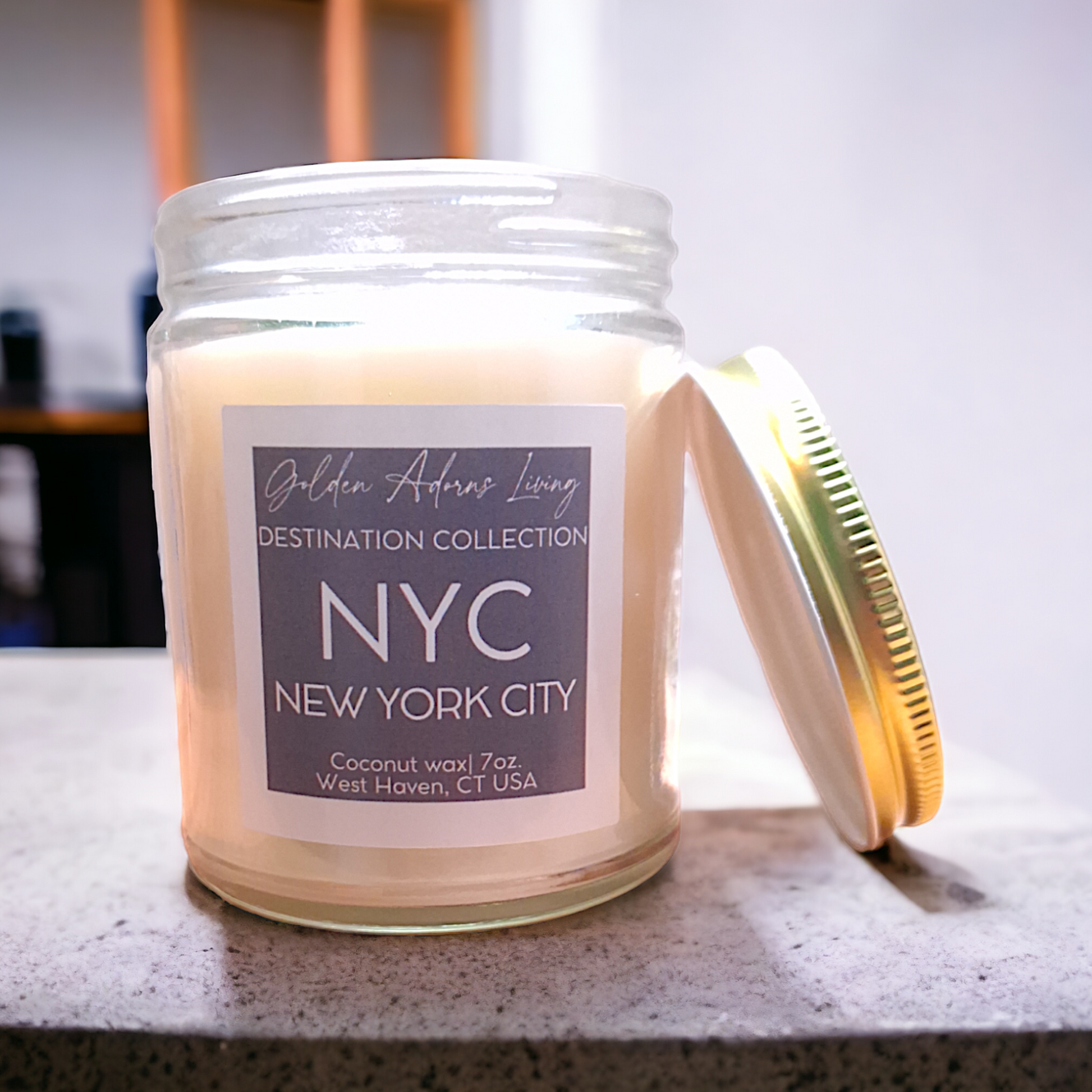 NYC candle