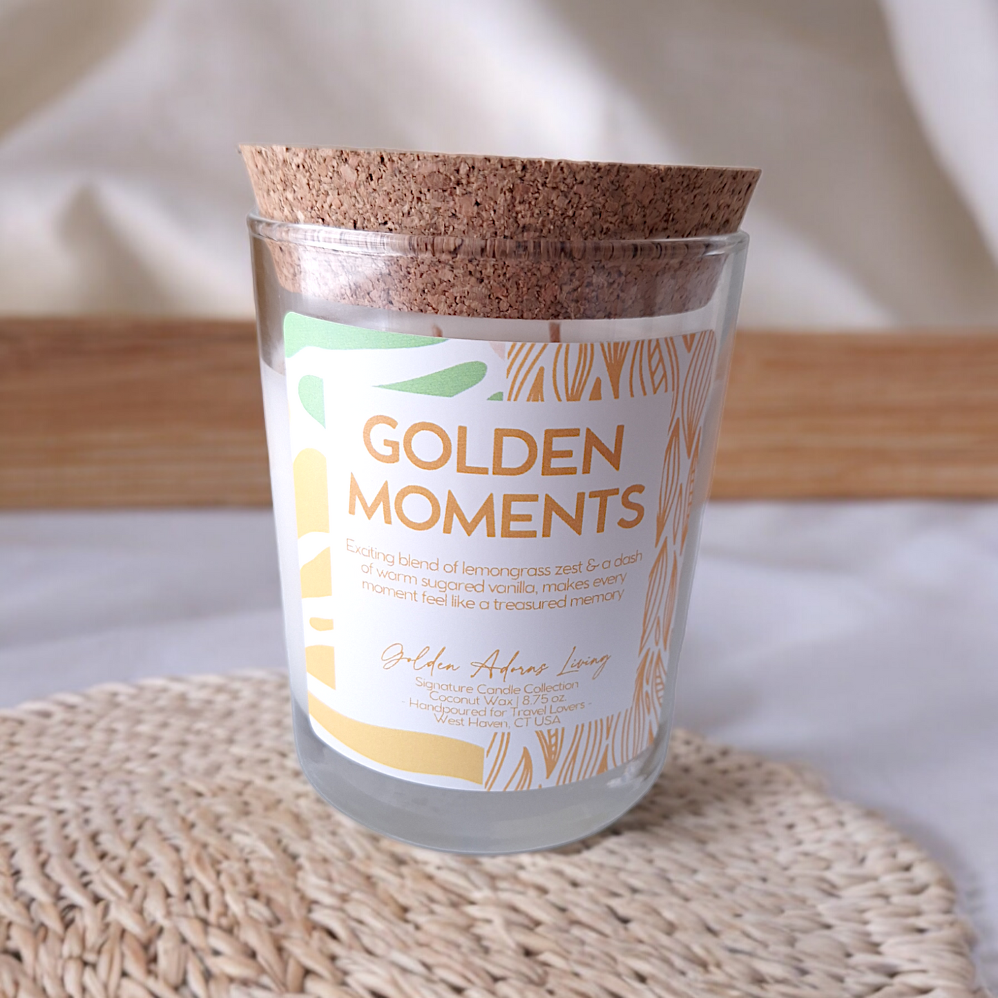 GOLDEN MOMENTS | Double-wick Travel Candle