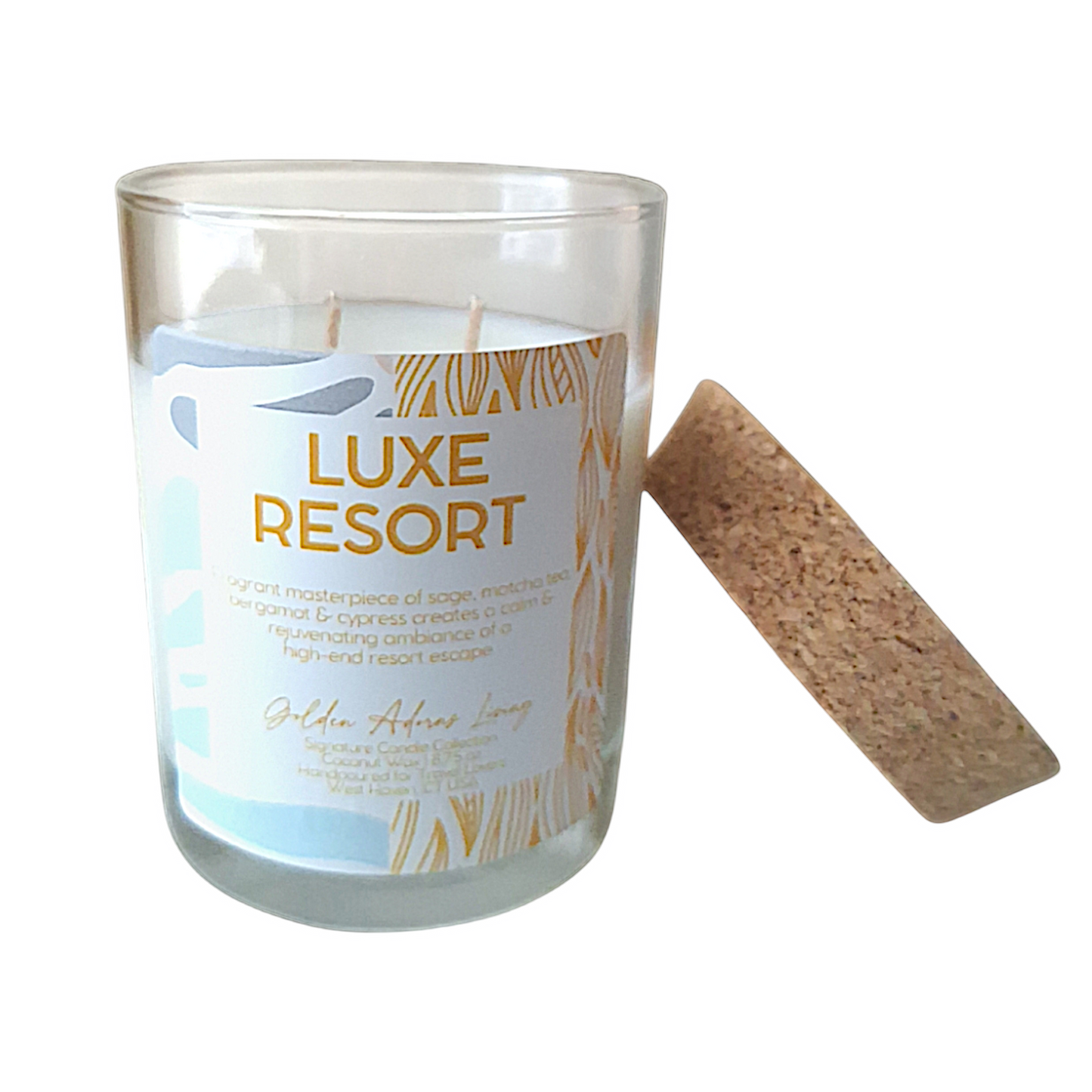 LUXE RESORT|  Double-wick Travel Candle