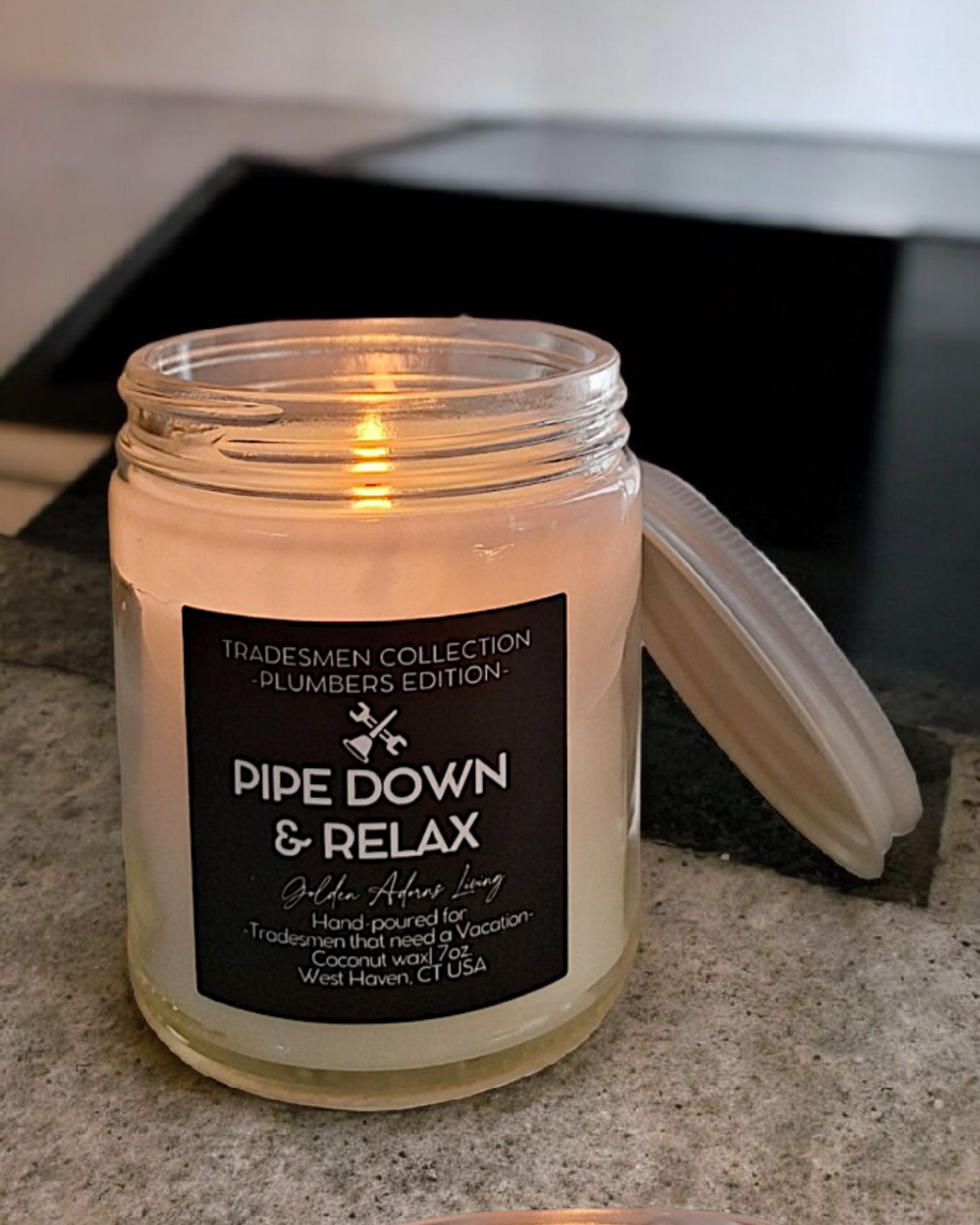 PIPE DOWN & RELAX| | Plumbers Edition| Tradesmen Candle Collection