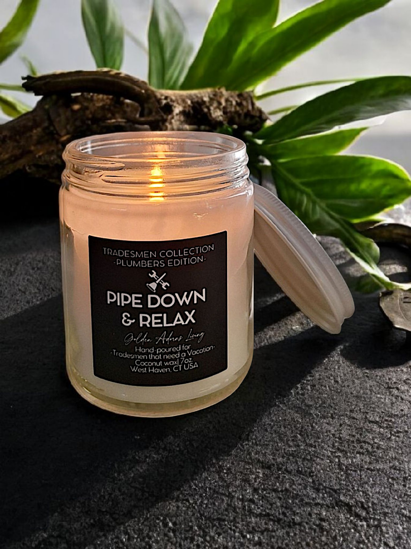 PIPE DOWN & RELAX| | Plumbers Edition| Tradesmen Candle Collection