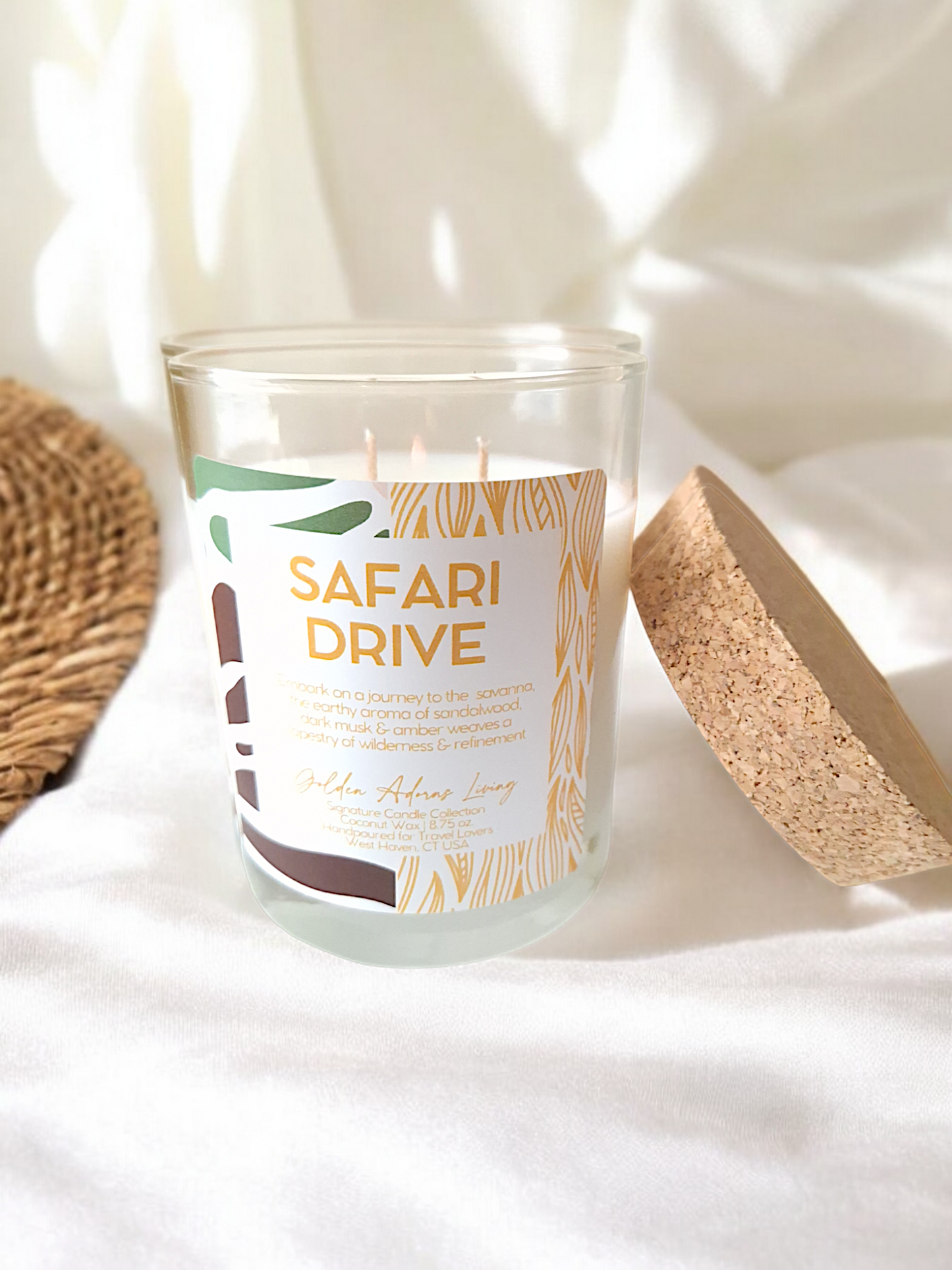 SAFARI DRIVE|  Double-wick Travel Candle