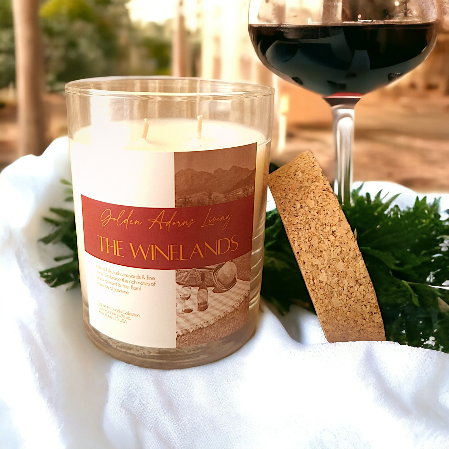 THE WINELANDS |  Double-wick Travel Candle