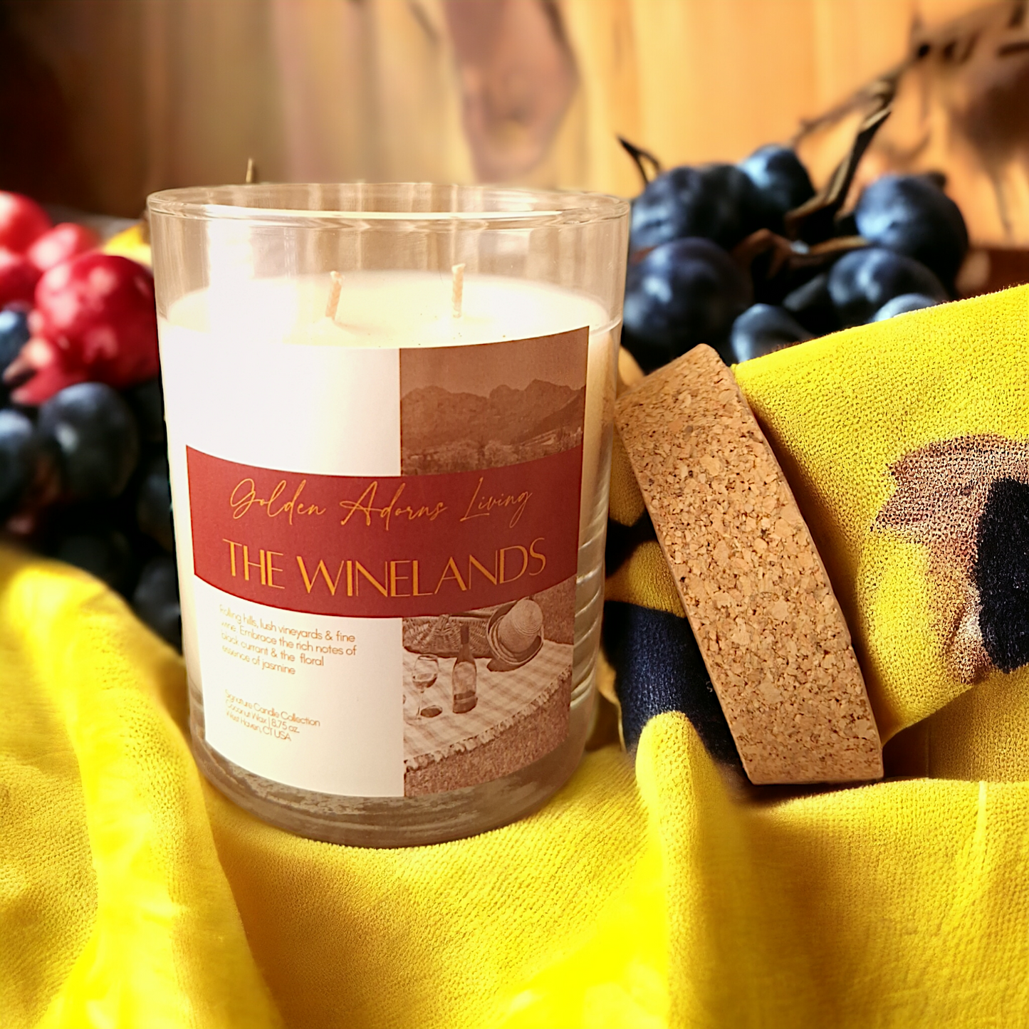 THE WINELANDS |  Double-wick Travel Candle