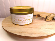 Load image into Gallery viewer, GOLD TRAVEL CANDLE TINS- 6 OZ.
